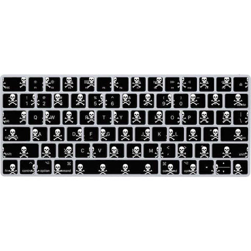 Skull and Crossbones (white) Magic Keyboard Skin