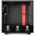 Skull and Crossbones (white) NZXT H510 Compact ATX Mid-Tower Case Skin