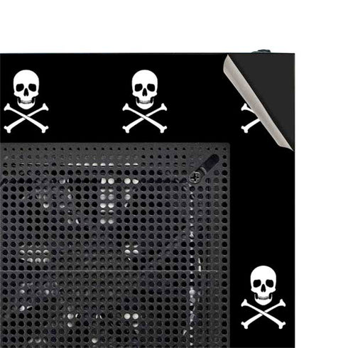 Skull and Crossbones (white) NZXT H510 Compact ATX Mid-Tower Case Skin
