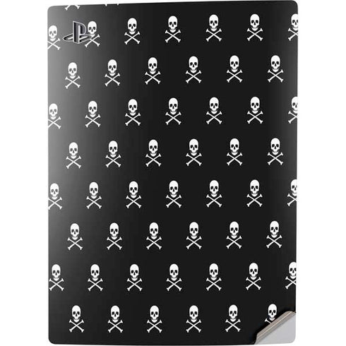 Skull and Crossbones (white) PS5 Digital Edition Console Skin