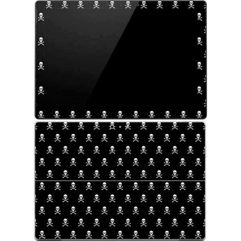 Skull and Crossbones (white) Surface Pro 4 Skin