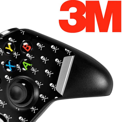 Skull and Crossbones (white) Xbox One S Controller Skin