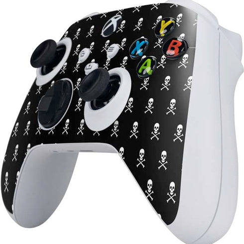 Skull and Crossbones (white) Xbox Series S Controller Skin