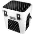 Skull and Crossbones (white) YETI Roadie 24 Hard Cooler Skin