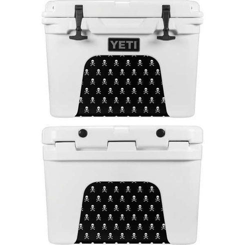Skull and Crossbones (white) YETI Tundra 35 Hard Cooler Skin