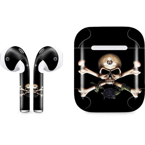 Alchemy Skull and Crossbones Apple AirPods 2 Skin