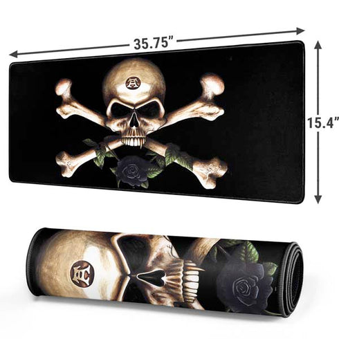 Alchemy Skull and Crossbones Gaming Mouse Pad