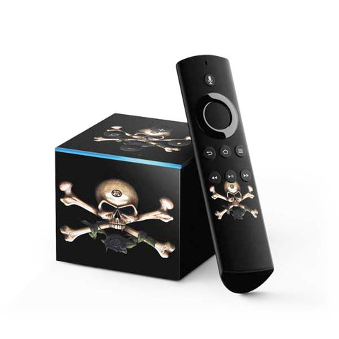 Alchemy Skull and Crossbones Fire TV Cube Skin