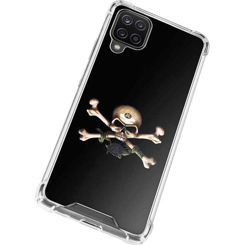 Alchemy Skull and Crossbones Galaxy A12 Clear Case