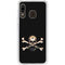 Alchemy Skull and Crossbones Galaxy A20 Clear Case
