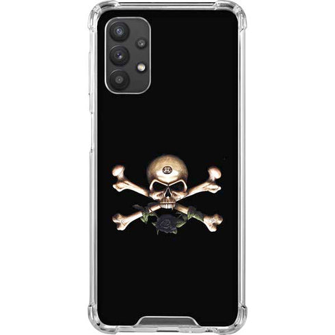Alchemy Skull and Crossbones Galaxy A32 5G Clear Case