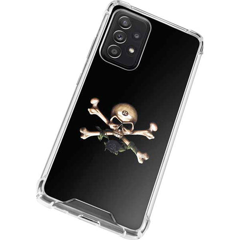 Alchemy Skull and Crossbones Galaxy A72 5G Clear Case