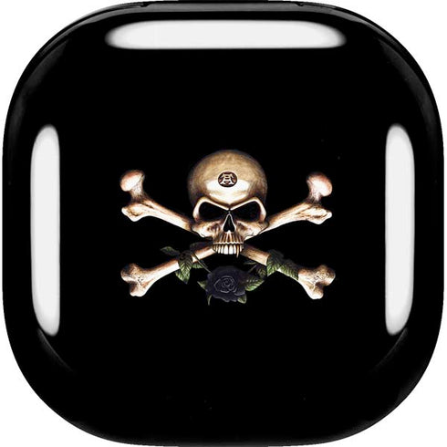Alchemy Skull and Crossbones Galaxy Buds Live Skin