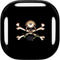 Alchemy Skull and Crossbones Galaxy Buds Live Skin