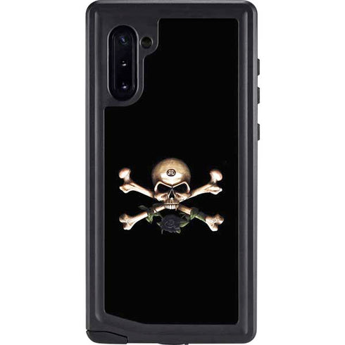 Alchemy Skull and Crossbones Galaxy Note 10 Waterproof Case