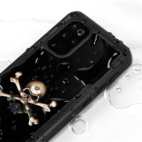 Alchemy Skull and Crossbones Galaxy S20 Plus Waterproof Case