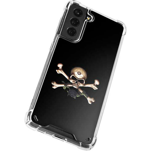 Alchemy Skull and Crossbones Galaxy S21 5G Clear Case
