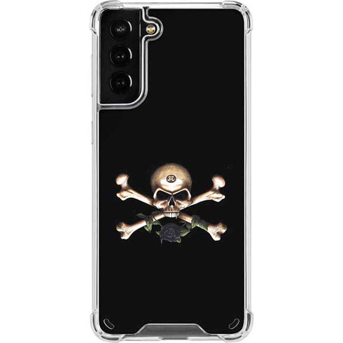 Alchemy Skull and Crossbones Galaxy S21 Plus 5G Clear Case