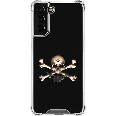 Alchemy Skull and Crossbones Galaxy S22 Plus Clear Case