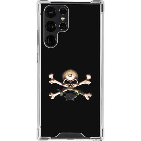 Alchemy Skull and Crossbones Galaxy S22 Ultra Clear Case
