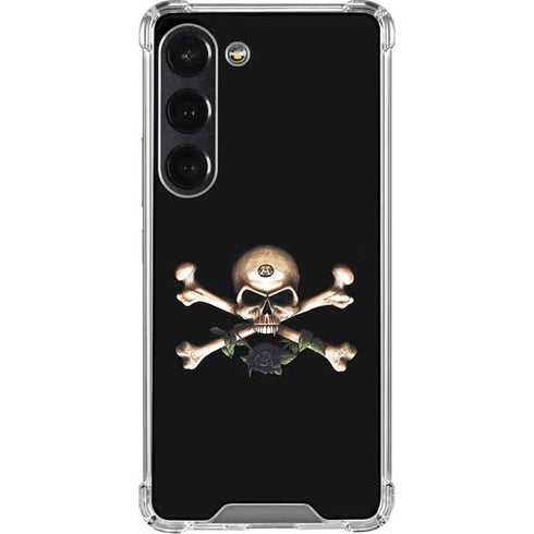 Alchemy Skull and Crossbones Galaxy S23 Clear Case
