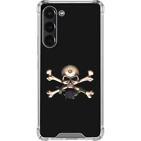 Alchemy Skull and Crossbones Galaxy S23 Plus Clear Case