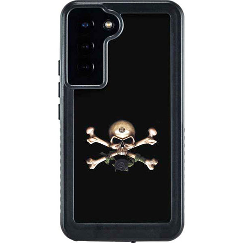 Alchemy Skull and Crossbones Galaxy S23 Plus Waterproof Case