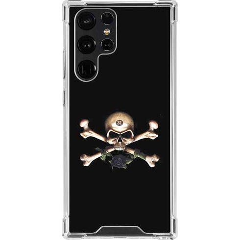 Alchemy Skull and Crossbones Galaxy S23 Ultra Clear Case
