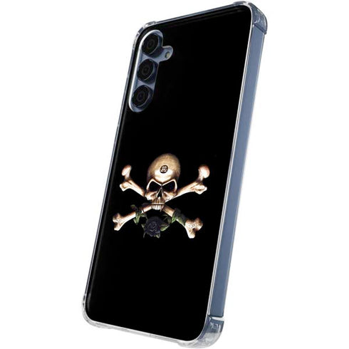 Alchemy Skull and Crossbones Galaxy S24 Clear Case
