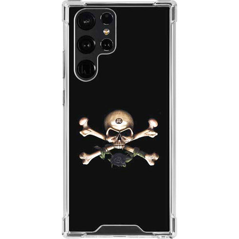 Alchemy Skull and Crossbones Galaxy S24 Ultra Clear Case