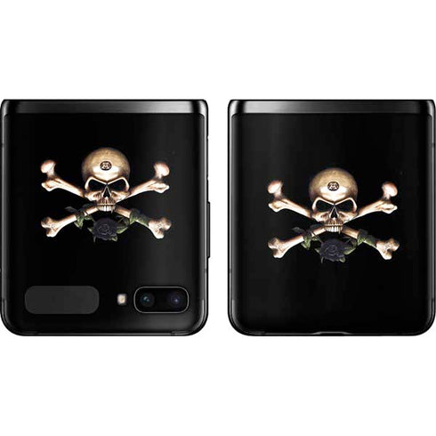 Alchemy Skull and Crossbones Galaxy Z Flip Skin
