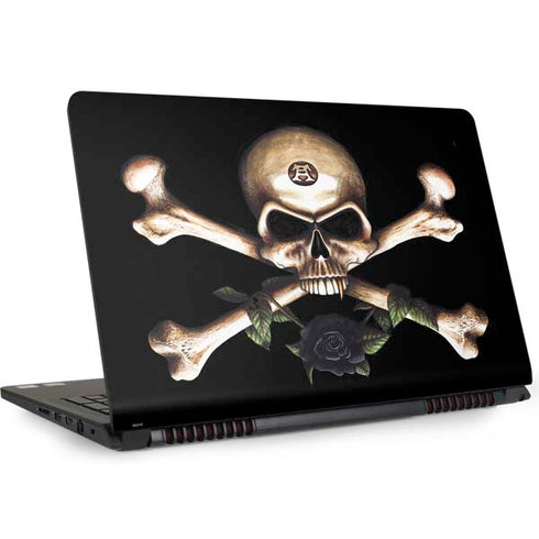 Alchemy Skull and Crossbones Dell Inspiron Skin