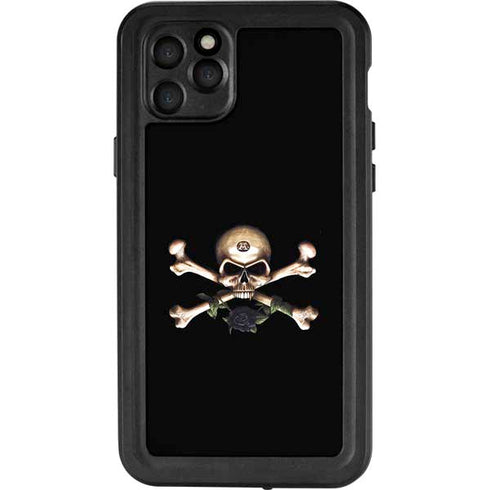 Alchemy Skull and Crossbones iPhone 11 Pro Max Waterproof Case