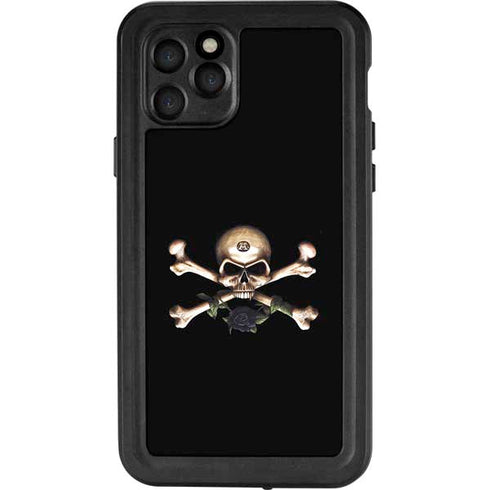 Alchemy Skull and Crossbones iPhone 11 Pro Waterproof Case