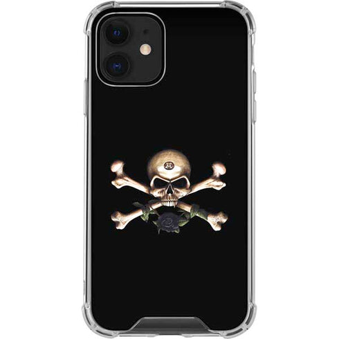 Alchemy Skull and Crossbones iPhone 12 Clear Case