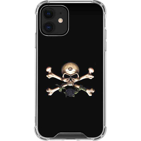 Alchemy Skull and Crossbones iPhone 12 Mini Clear Case