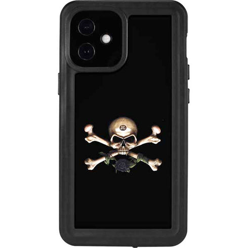 Alchemy Skull and Crossbones iPhone 12 Mini Waterproof Case