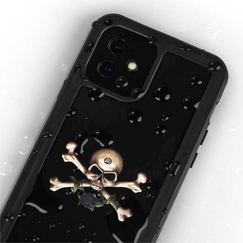 Alchemy Skull and Crossbones iPhone 12 Mini Waterproof Case