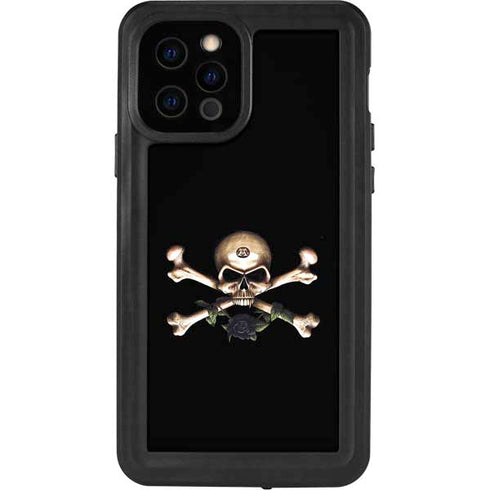Alchemy Skull and Crossbones iPhone 12 Pro Waterproof Case