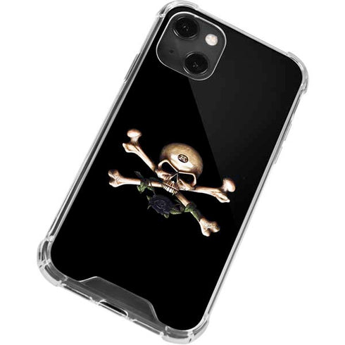Alchemy Skull and Crossbones iPhone 13 Mini Clear Case