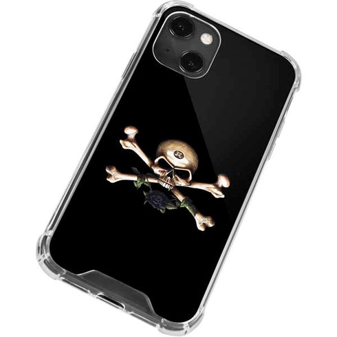 Alchemy Skull and Crossbones iPhone 14 Plus Clear Case