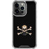 Alchemy Skull and Crossbones iPhone 14 Pro Clear Case