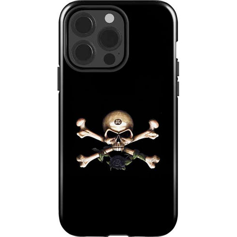 Alchemy Skull and Crossbones iPhone 14 Pro Impact Case