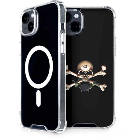 Alchemy Skull and Crossbones iPhone 15 Plus MagSafe Case