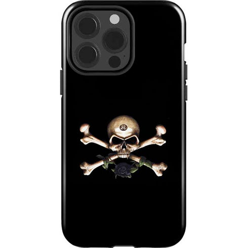 Alchemy Skull and Crossbones iPhone 15 Pro Impact Case
