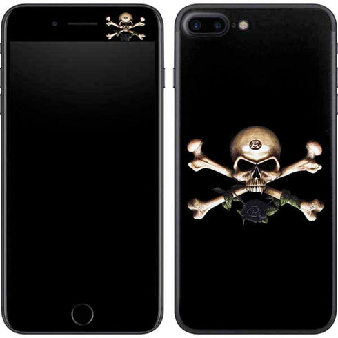 Alchemy Skull and Crossbones iPhone 8 Plus Skin