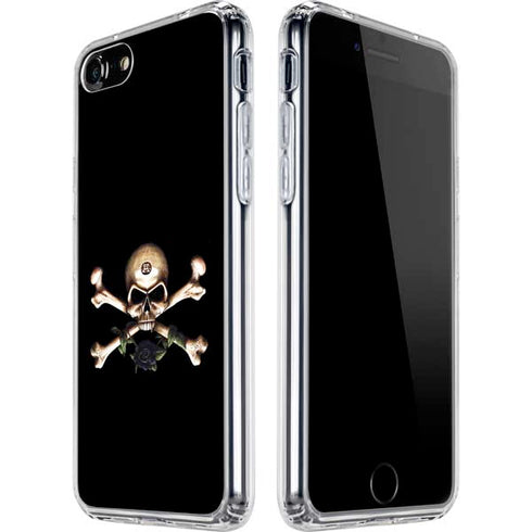 Alchemy Skull and Crossbones iPhone SE (2nd & 3rd Gen) Clear Case