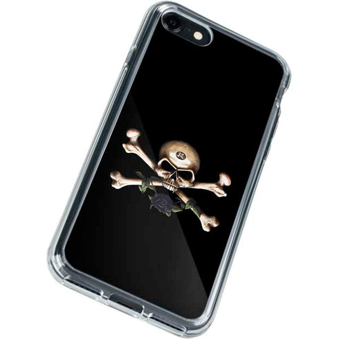 Alchemy Skull and Crossbones iPhone SE (2nd & 3rd Gen) Clear Case