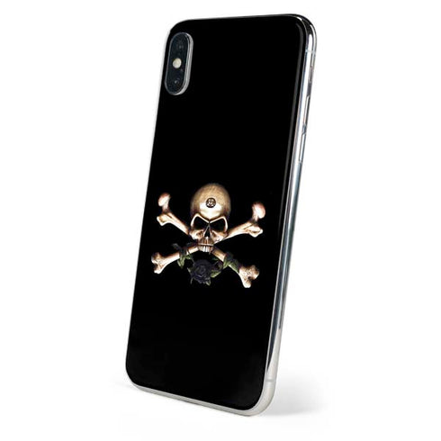 Alchemy Skull and Crossbones iPhone X Skin