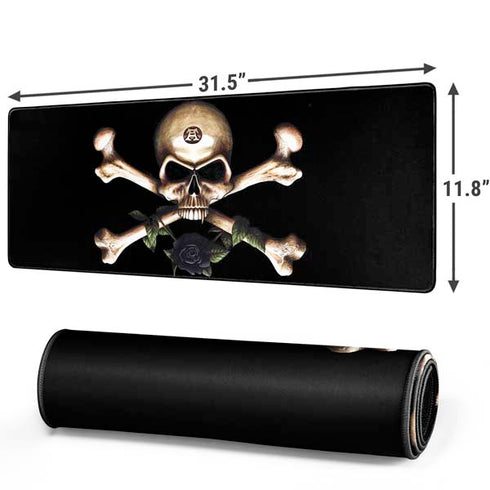 Alchemy Skull and Crossbones Gaming Mouse Pad